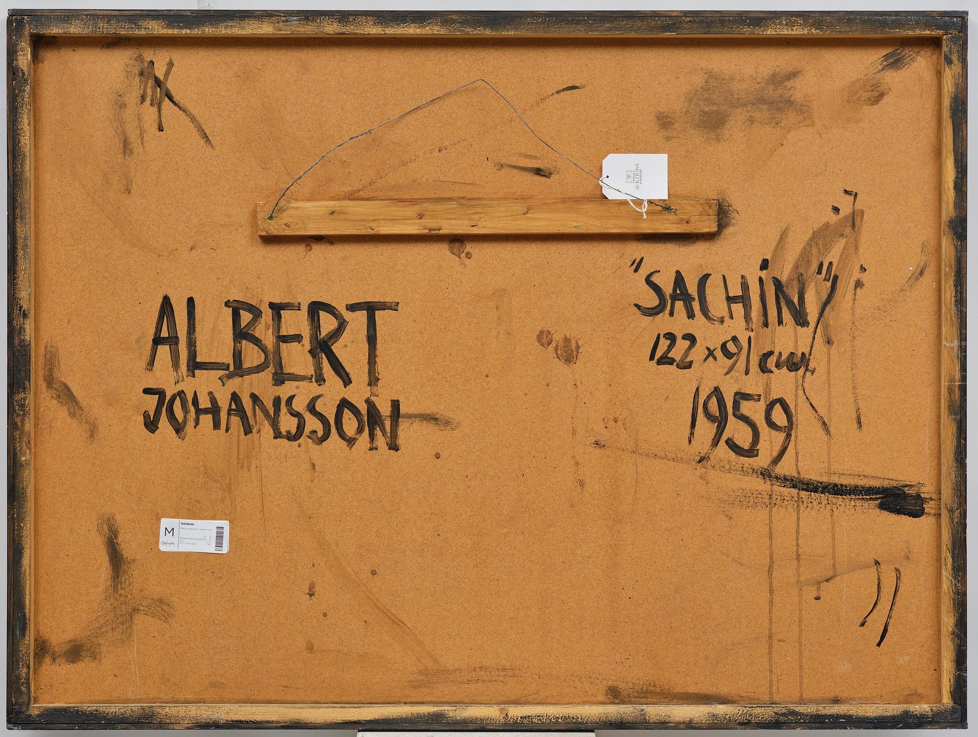 Albert Johansson, "Sachin".