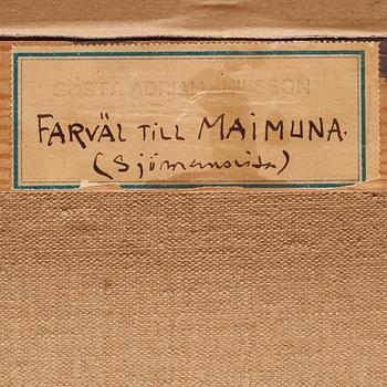 Gösta Adrian-Nilsson, "Farväl till Maimuna (Sjömansvisa)".