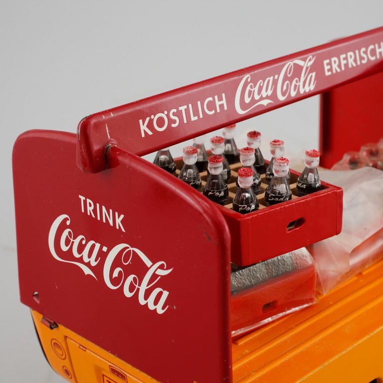 LEKSAKSLASTBIL, plåt, "Coca-Cola", Tipp & Co (Tippco), omkring 1900-talets mitt.