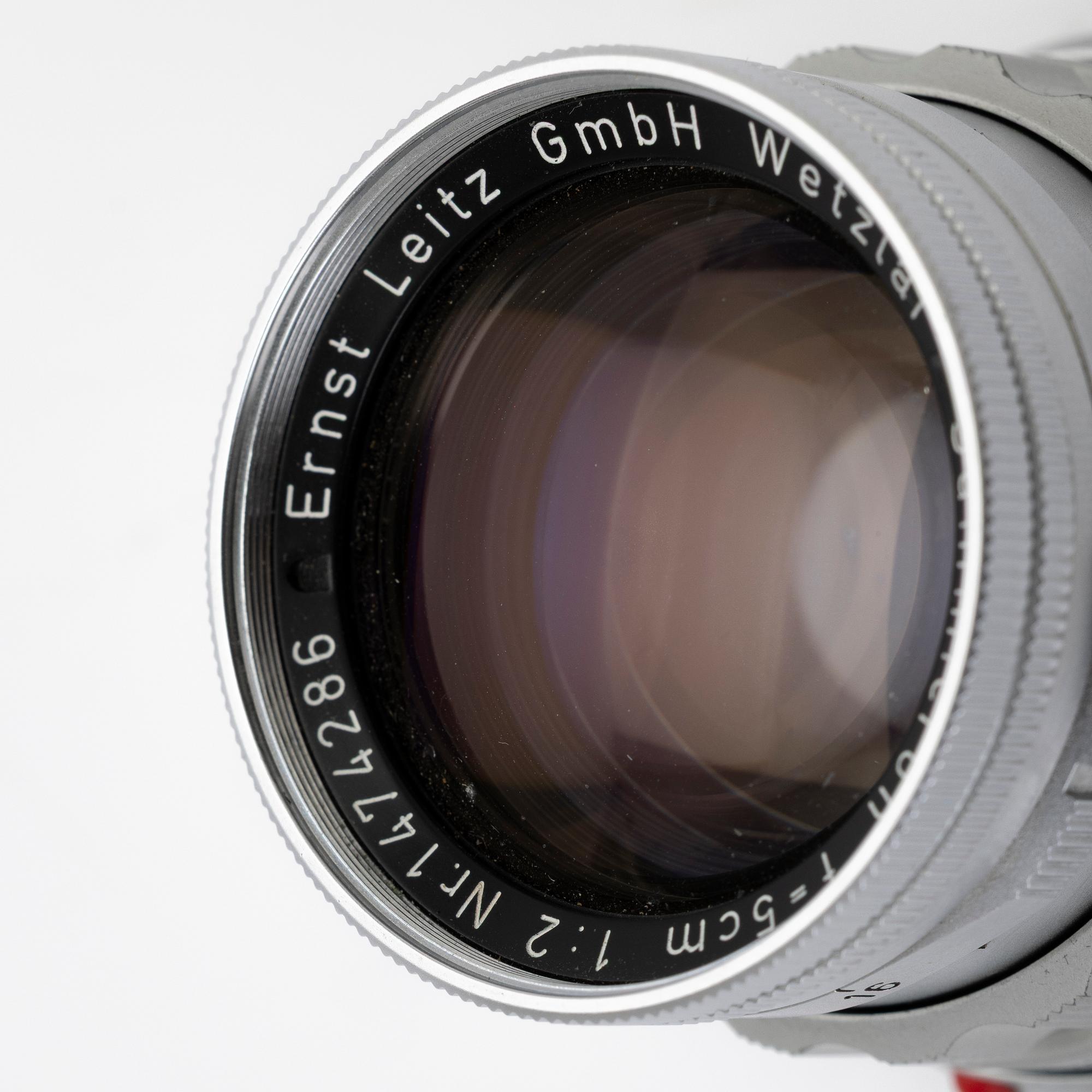 Camera, Leica M3 with lens, manufactured in 1957.
