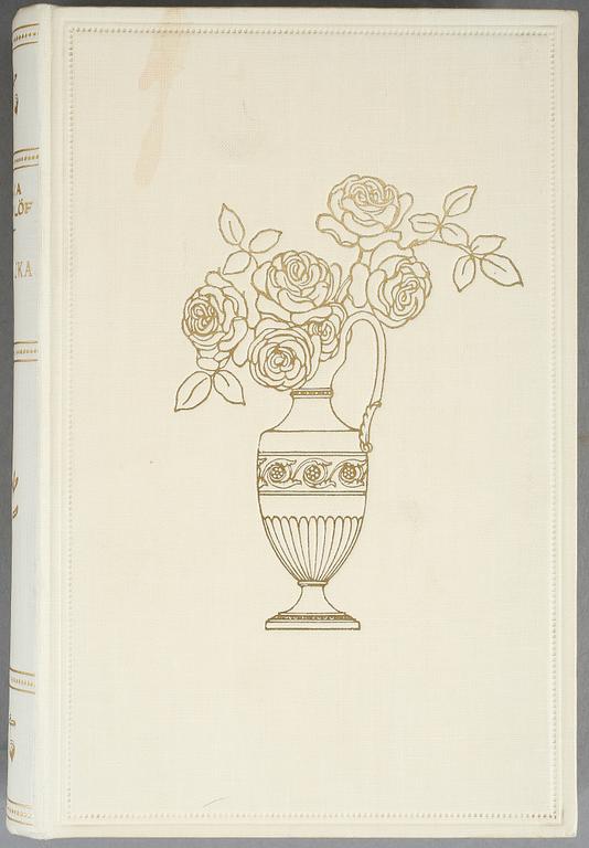 SELMA LAGERLÖF, 7 vol, bla Mårbacka med författarinnans dedikation i original, Stockholm 1922.