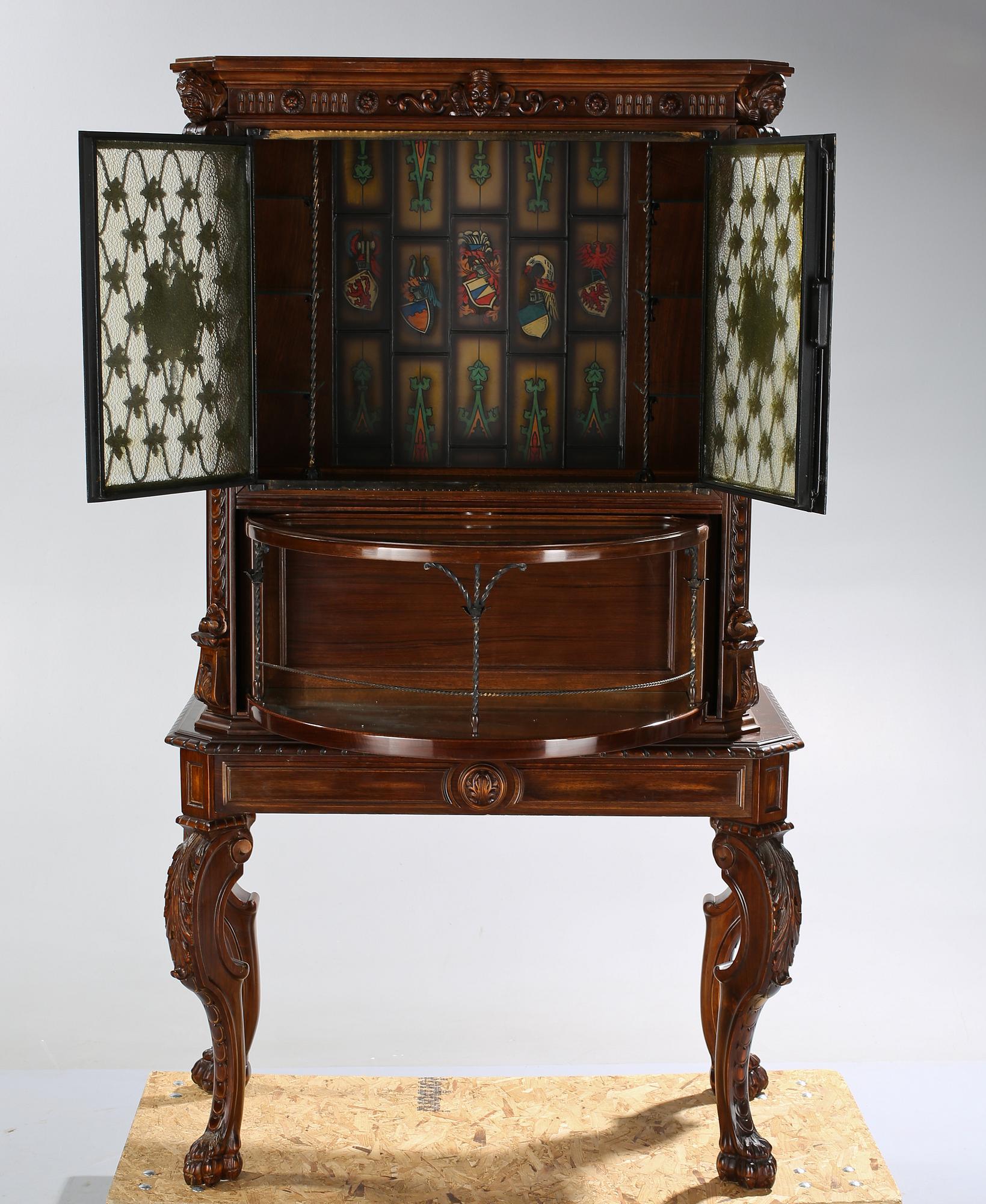 BARSKÅP, barockstil, 1900-talets andra hälft.