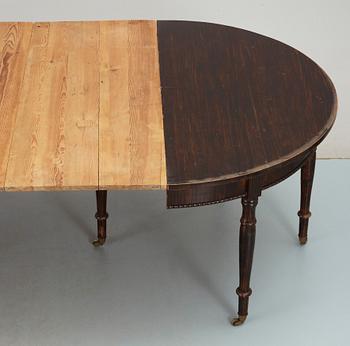 MATSALSBORD, senempire, 1800-talets mitt.