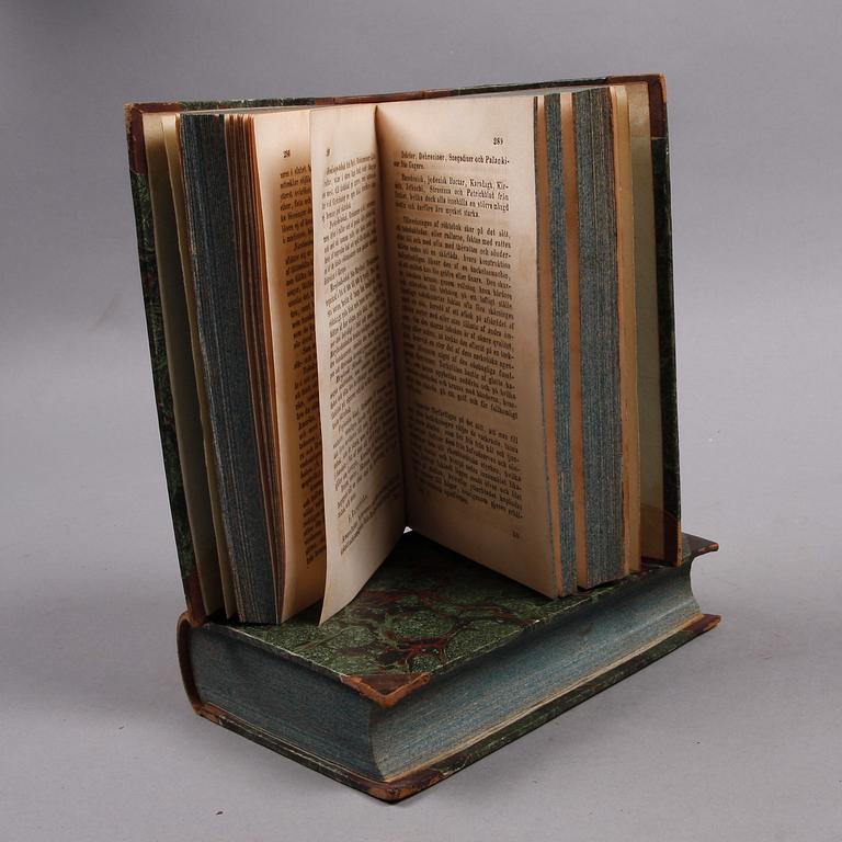 BÖCKER, 3 st, bla "Kemisk teknologi" I-II av PO Alströmer, Stockholm 1844-45.