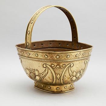 FRUKTKORG, mässing, 1800-talets första hälft.