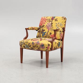 Josef Frank, a model 969 armchair, Firma Svenskt Tenn, Sweden.