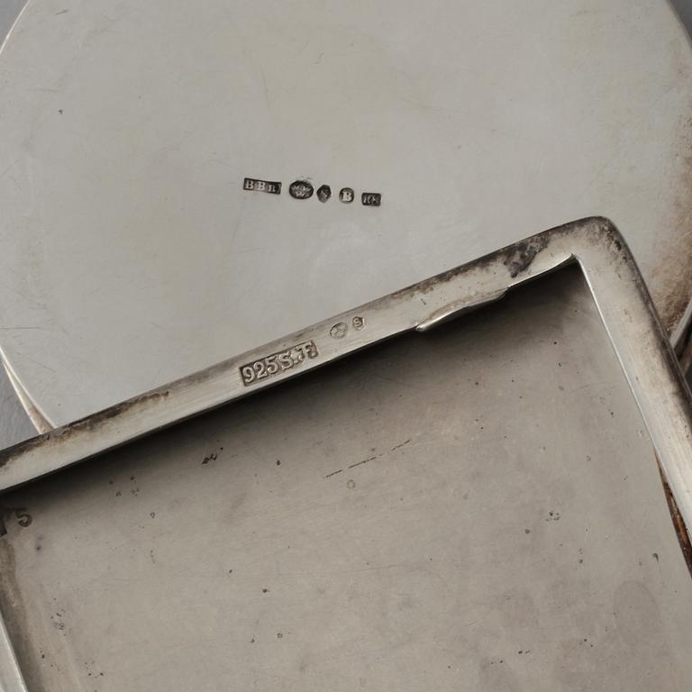 ETUI samt DOSA, silver, 1900-tal. Vikt 155 g.