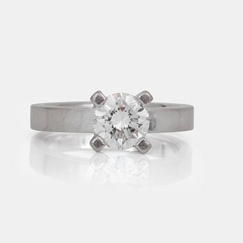 743. A circa 1.63 ct brilliant-cut diamond ring. Quality circa F/VVS.