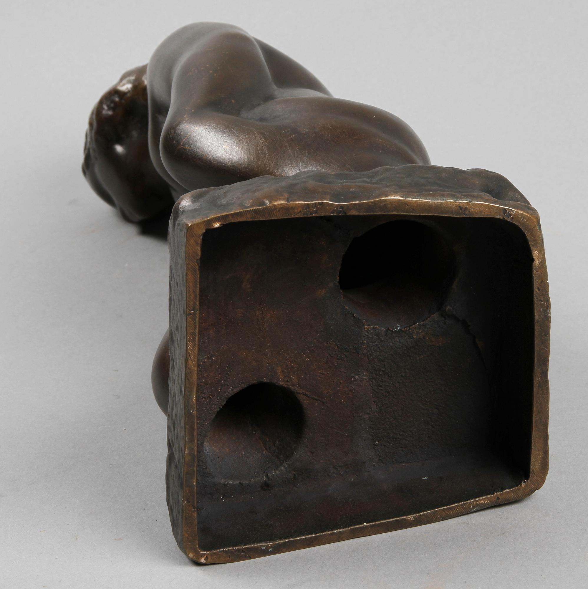 WÄINÖ AALTONEN, efter, skulptur, patinerad brons.