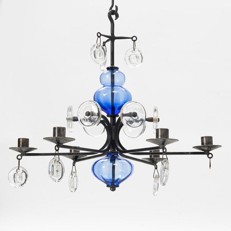 Erik Höglund, a chandelier, Boda Smide.