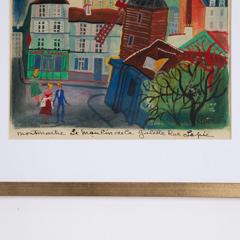 Maurice Blanchard, "Montmartre".