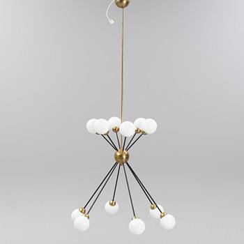 A contemporary ceiling lamp.