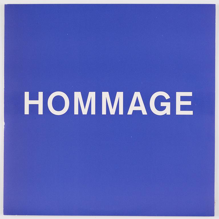 Tom Wolgers, "Sound Construction 4", ed. 500, an album for Jonas Bohlin's exhibition "Hommage", IVM – IVM 17, 1987.