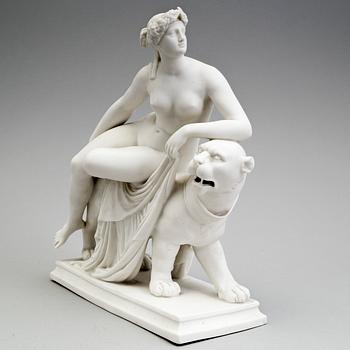 A parian sculpture 'Ariadne' from Gustafsberg, 1890.