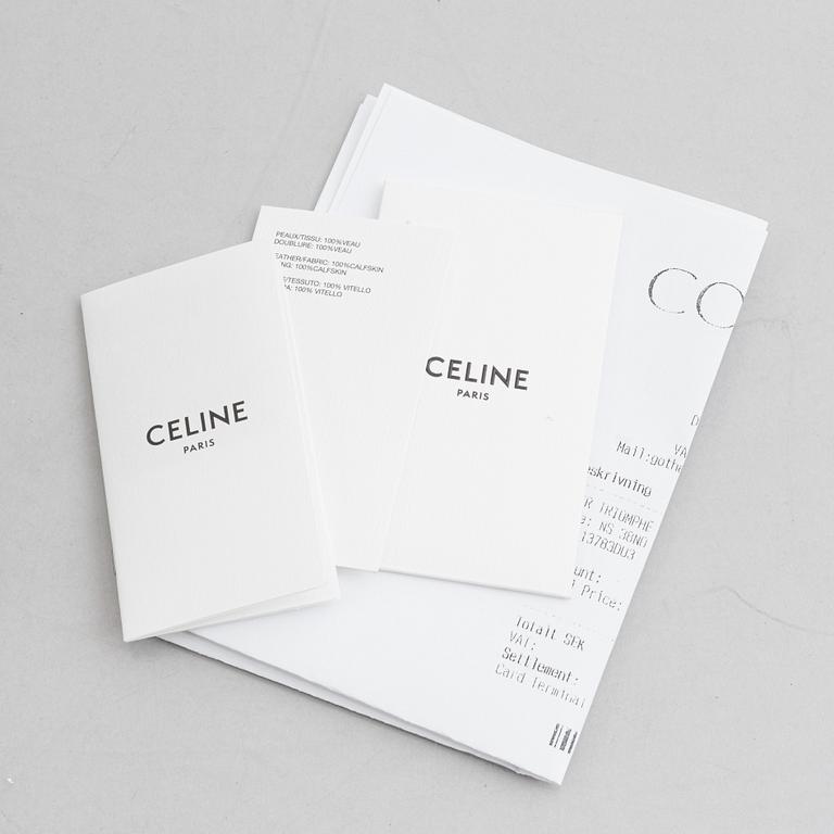 Celine, väska, Cuir Triomphe/ Small bucket bag.