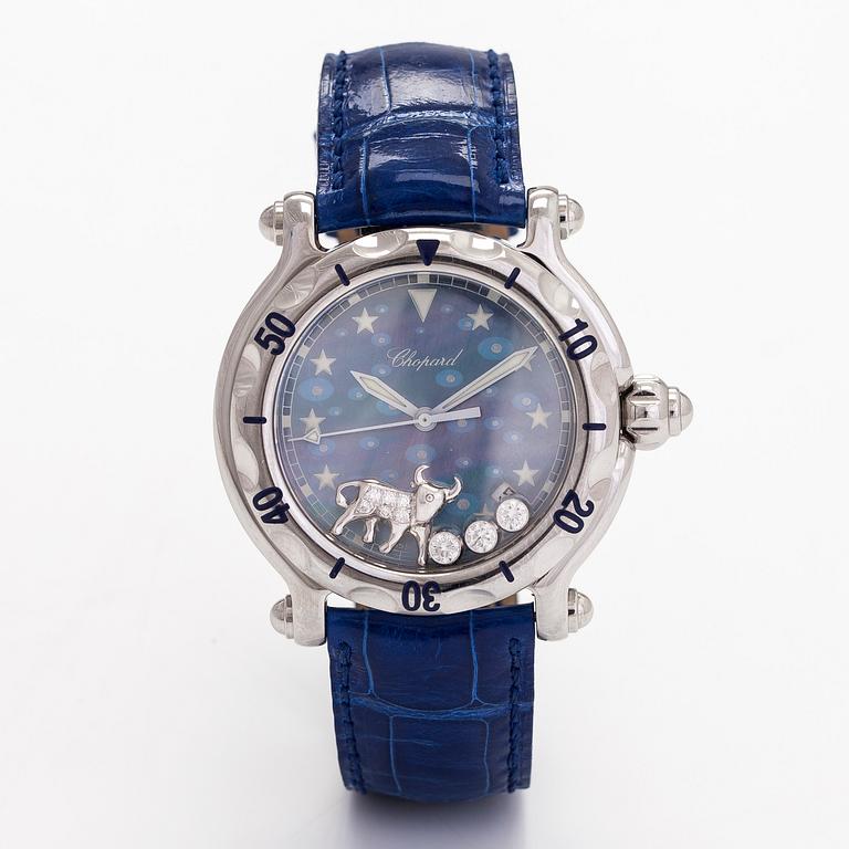 Chopard, Happy Sport, Zodiac, wristwatch, 38 mm.