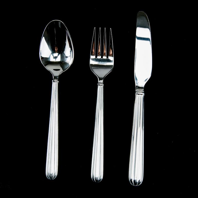 BESTICK, 24 delar, rostfritt stål. Bernadotte Design.