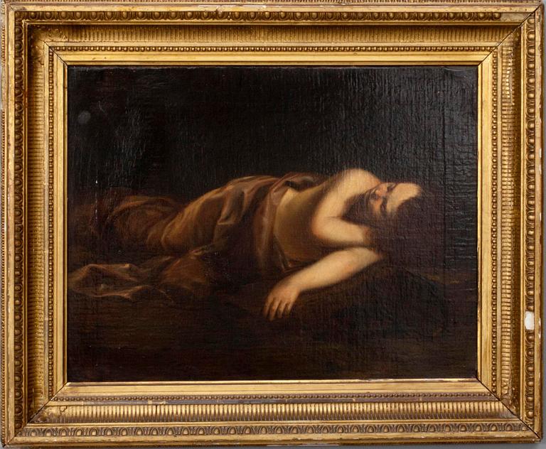 OKÄND KONSTNÄR, troligen spansk konstnär 1700-tal, olja på duk.