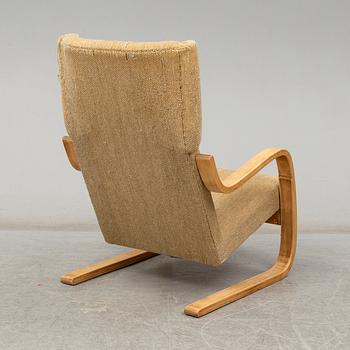 ALVAR AALTO, a model 401 birch easy chair from Artek, Finland.