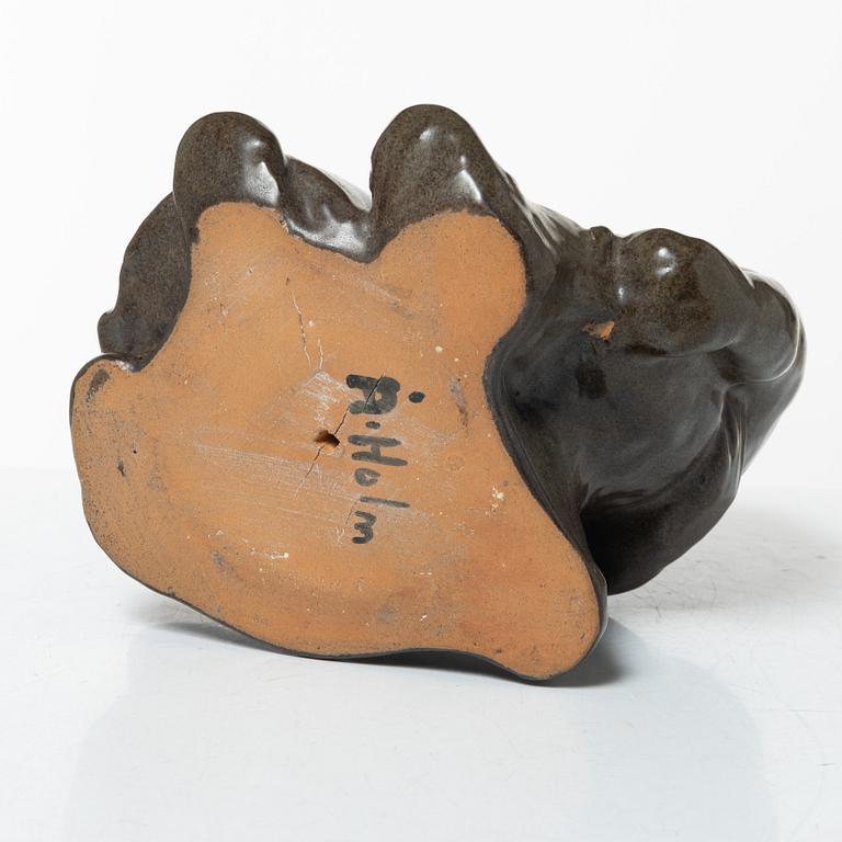 Åke Holm, a stoneware sculpture, Höganäs.