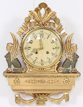 VÄGGPENDYL, empirestil, omkring 1900-talets mitt.