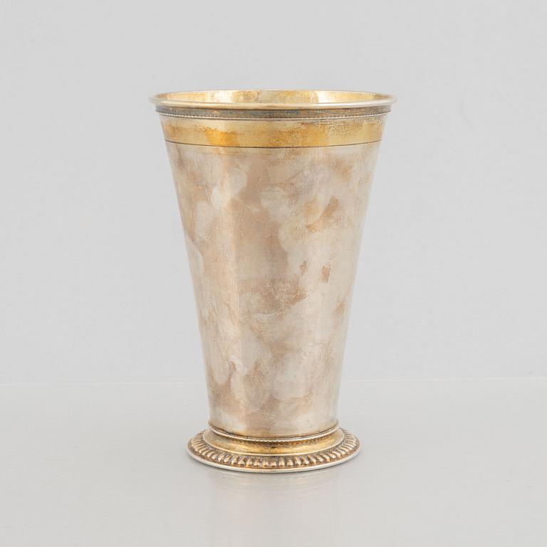 C.G. Hallberg, a silver beaker, Stockholm, Sweden, 1955.