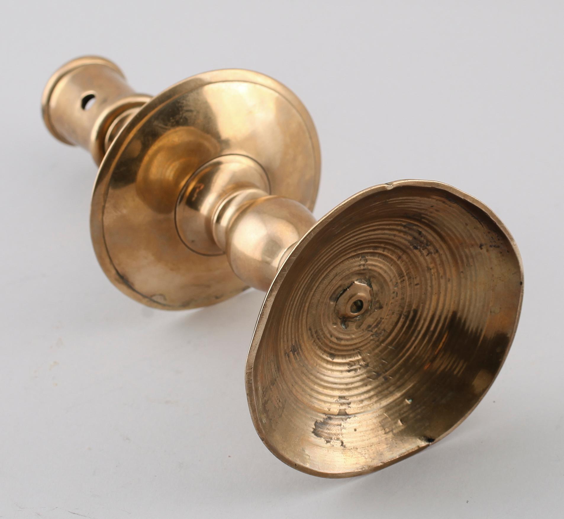 LJUSSTAKE, mässing, 1500-tal.