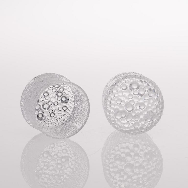 TAPIO WIRKKALA, dricksglas, 12 st samt kanna "Ultima Thule", Iittala, 1970-tal.