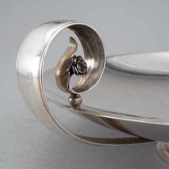 ATELIER BORGILA, skålfat, Stockholm 1930, silver 925/1000.