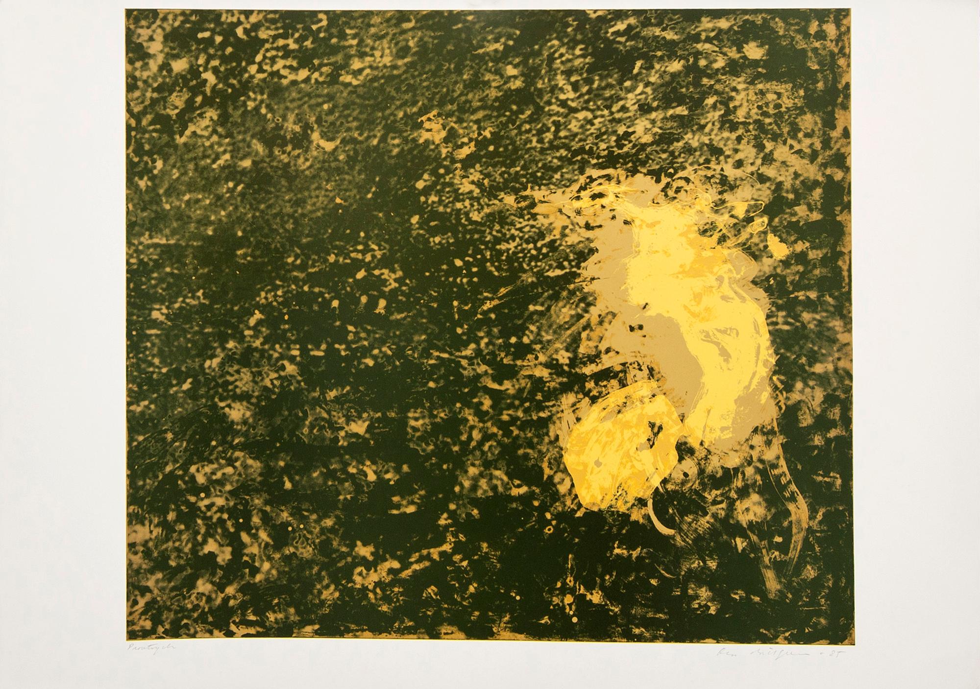 Ola Billgren, color lithograph, signed -85 trail print.