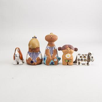 LISA LARSON, 5 figuriner, Gustavsberg.