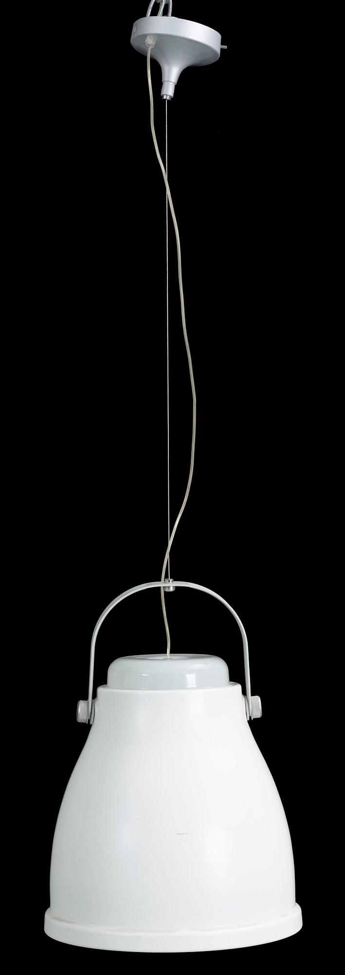 TAKLAMPA, metall, "Big Bell", design Sergio Brioschi för Anton Angeli, formgiven 1996. H 54.