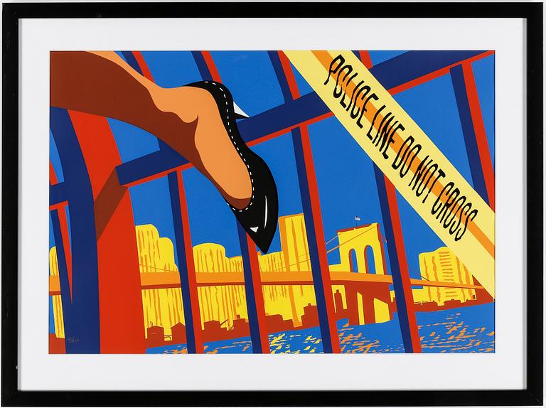 RICHARD RYAN, färgserigrafi, signerad och numrerad 121/250.