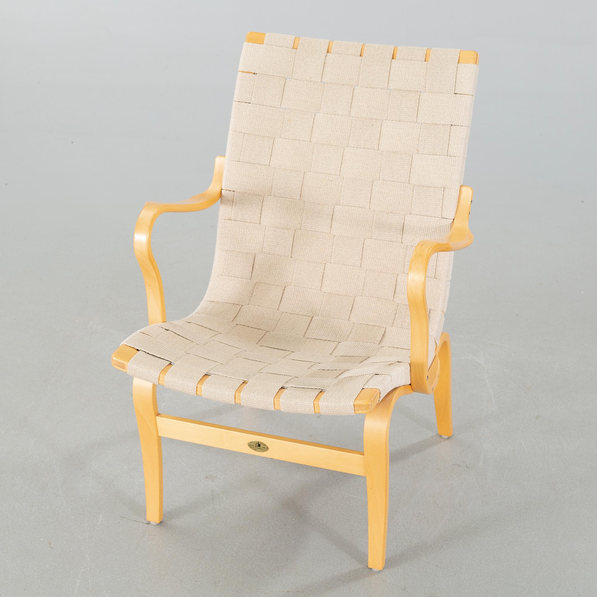 A pair of "Eva" chairs by Bruno Mathsson for Dux, second half of the 20th century.