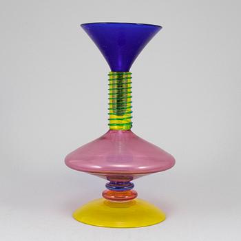 A glass decanter from Salviati, Murano, second half of the 20th century.