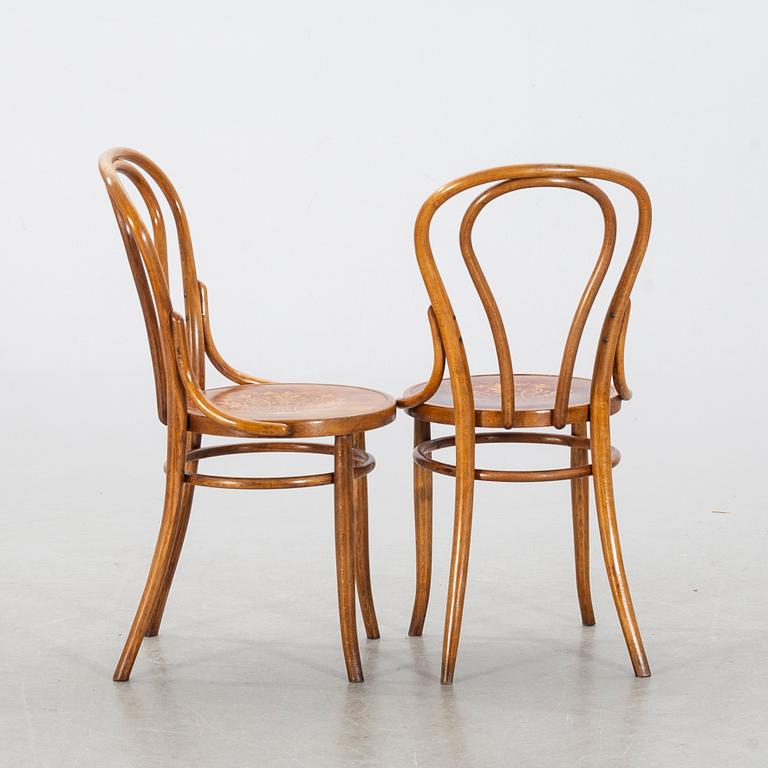 STOLAR, 1 par, Thonet-stil, 1900-talets första hälft.