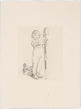 CARL LARSSON, 6 st, gravyrer, Uppsala 1983.
