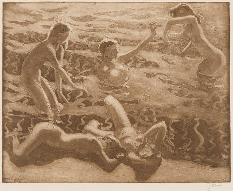 Akseli Gallen-Kallela, "Aallottaria".