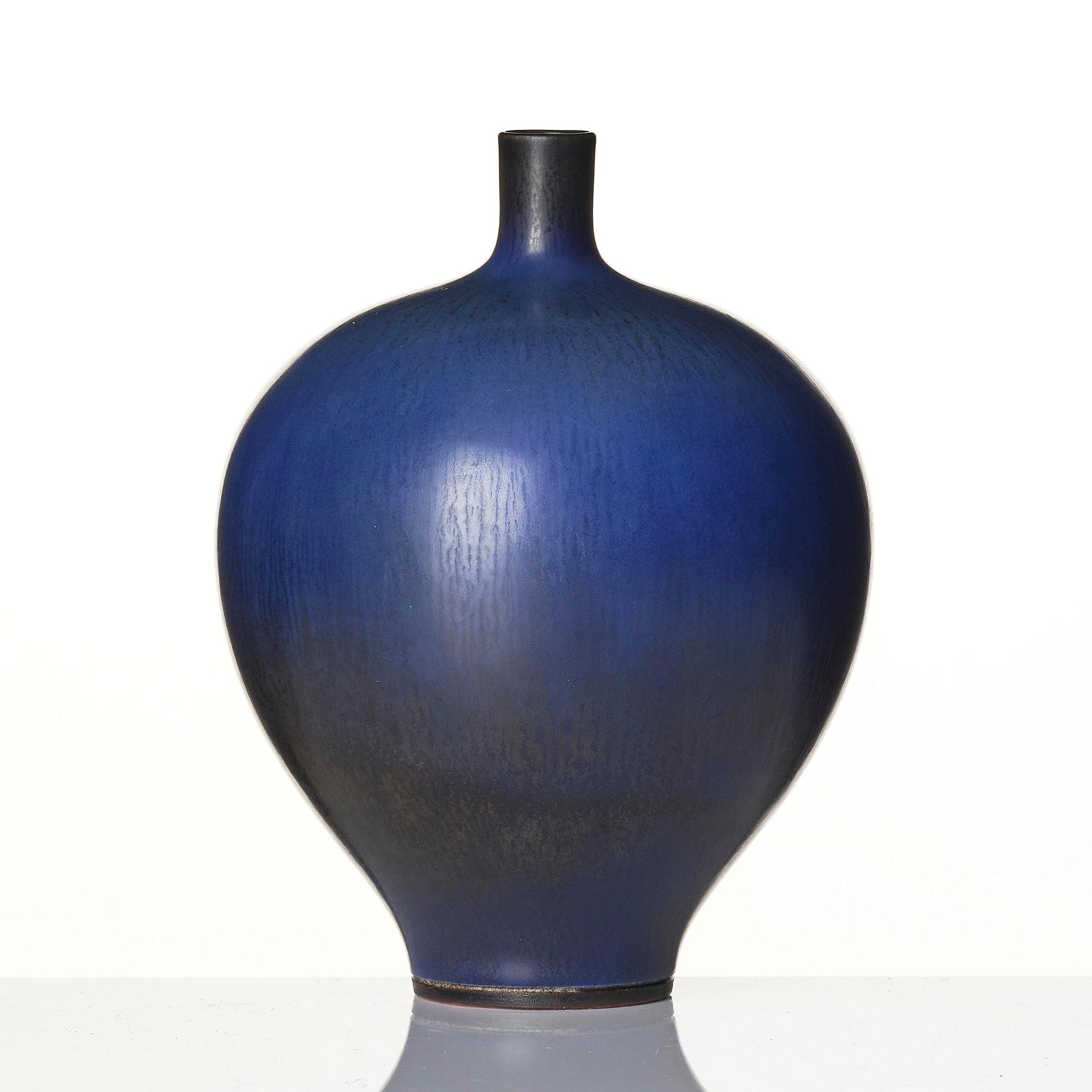 Berndt Friberg, vaser, 3 st, stengods, Gustavsbergs Studio 1956-64.