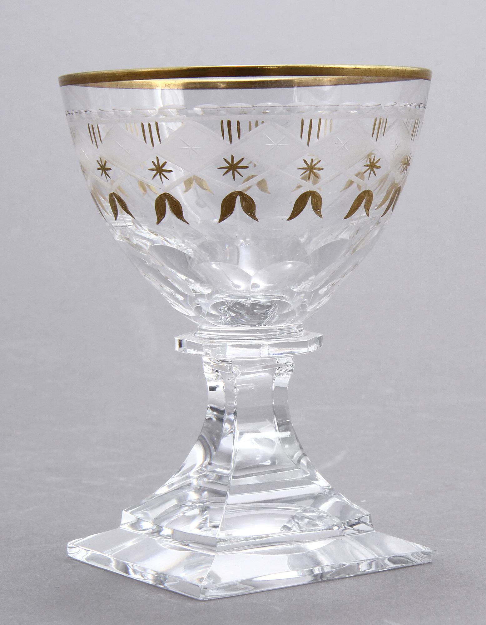 STARKVINSGLAS, 8 st, glas, "Junior", Kosta.