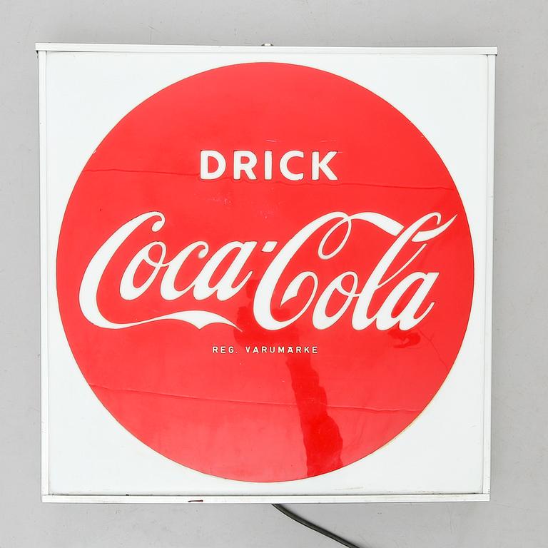 REKLAMSKYLT, Coca Cola, 1900-talets andra hälft.