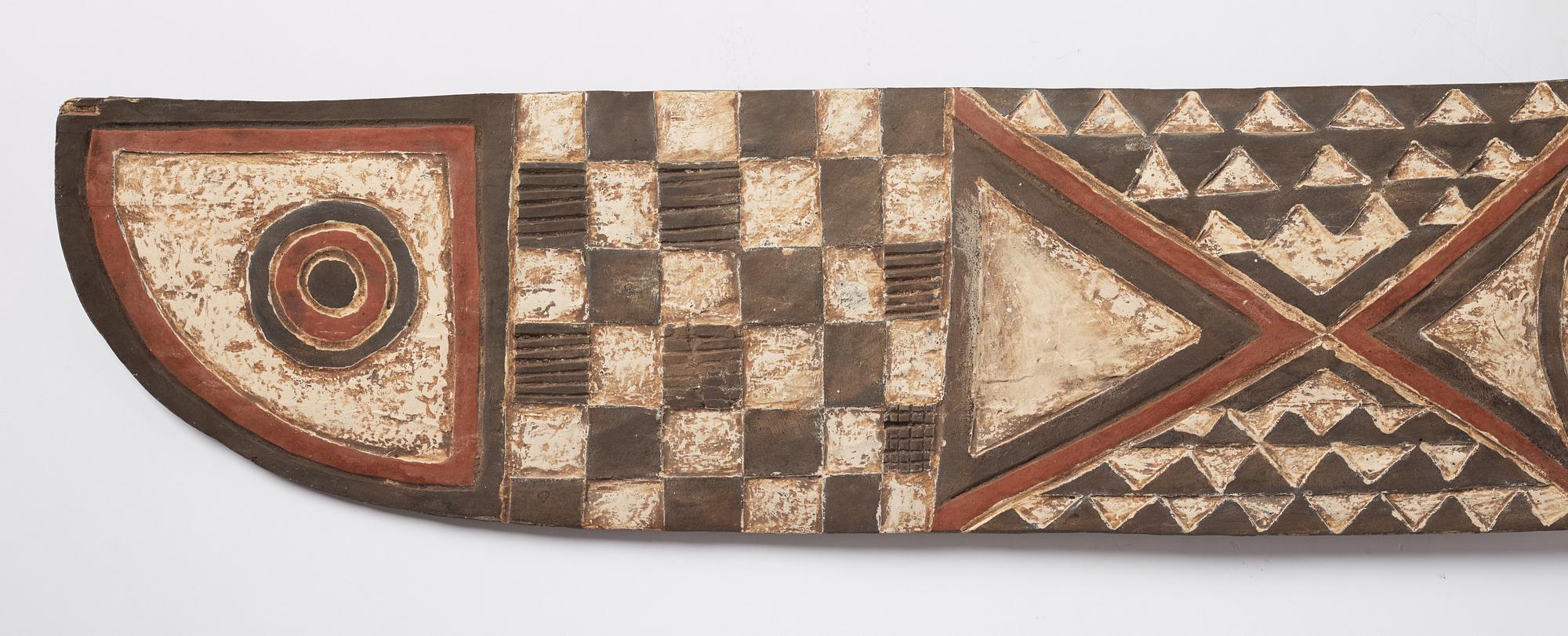 Plankmask, "Nwantantay", enligt uppgift ifrån Bwa, Burkina Faso, 1900-talets andra hälft.