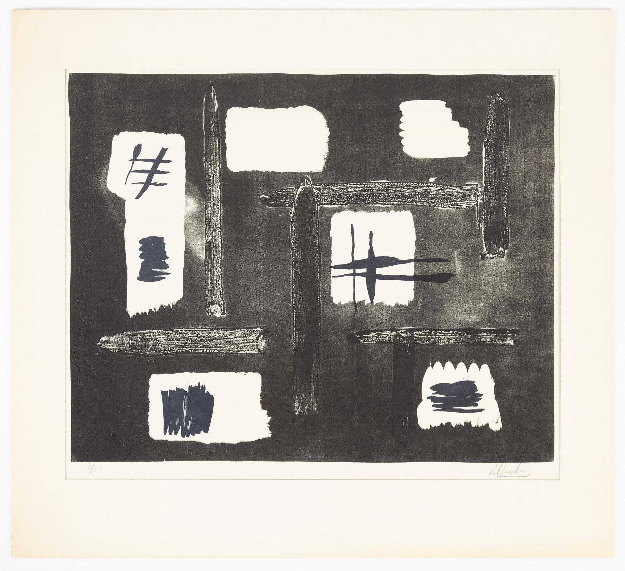 Robert Jacobsen, grafiskt blad, signerad och numrerad 2/25.