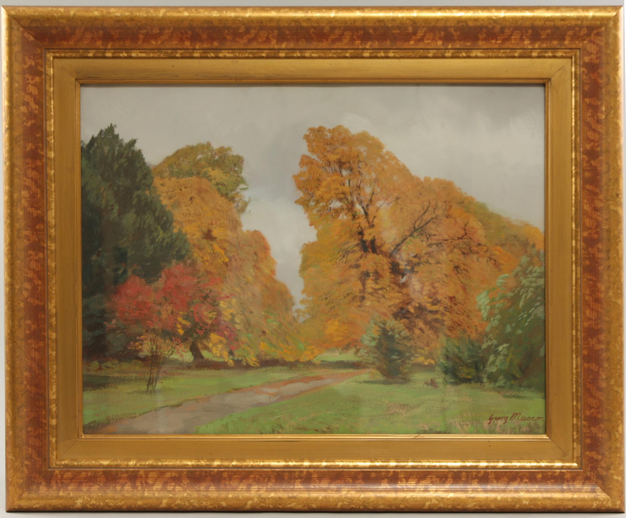 GEORG MACCO, gouache, sign.