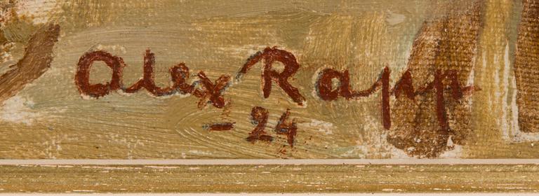 ALEX RAPP, olja på duk, signerad och daterad -24.