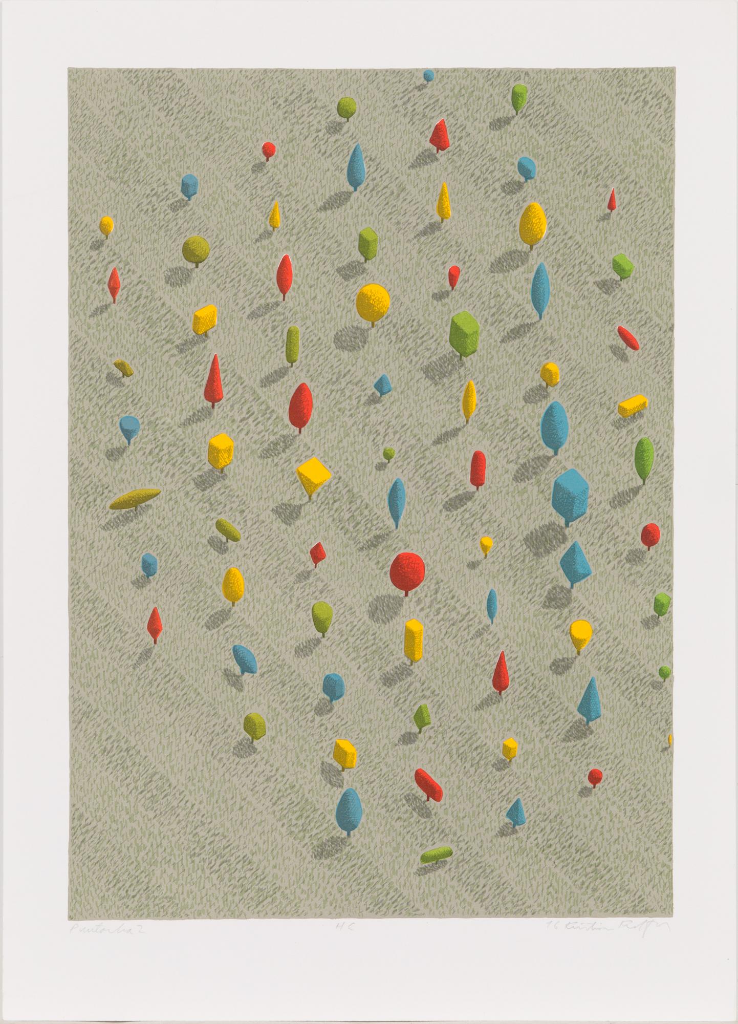 Kristian Krokfors, lithograph, signed and dated -96, marked HC.