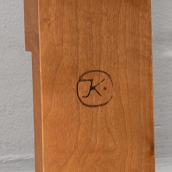 A stained birch 'Pilaster' bookcase by John Kandell, from Källemo.