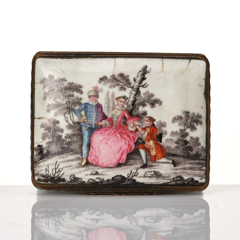 Dosor, tre stycken. Europa, 1700-tal.