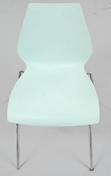 STOLAR, 7 st, "Maui", Vico Magistretti, Kartell, Italien, 1900-talets fjärde kvartal.