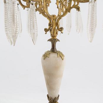 Kandelabrar ett par Louis XV-stil 1900-talets första hälft.